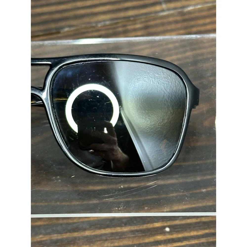 Vintage Suncloud France Nylon Black Sunglasses SC9 Gradient Aviator Lenses